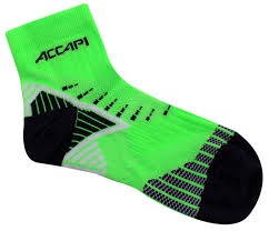 Носки ACCAPI 1308_915 RUNNING ULTRALIGHT (чер-зел) 34-36 